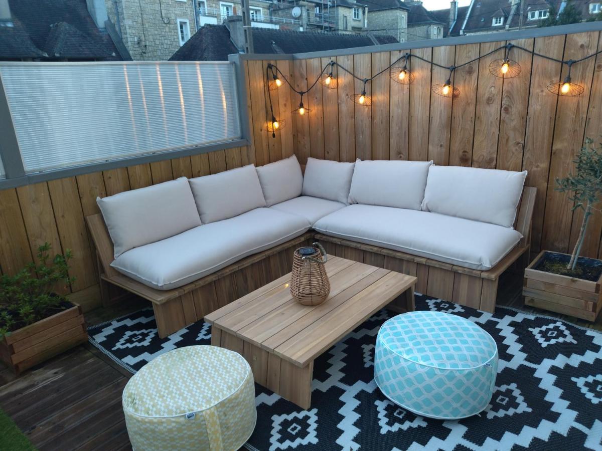 Cabane D'Arlette, Grande Terrasse En Centre-Ville Falaise  Kültér fotó